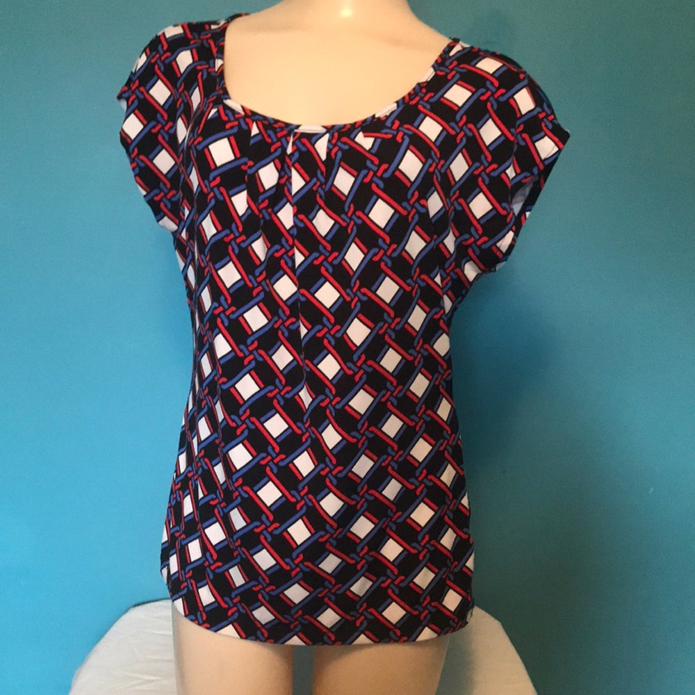 Banana Republic Short Sleeve Blouse Top